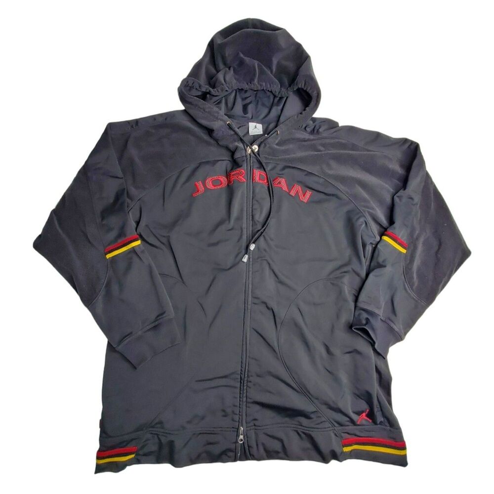 Nike Air‎ Jordan XXL Full Zip Hoodie Sweatshirt Black